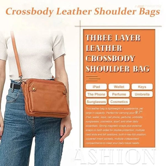 Aria™ Masterpiece | Classic Schoulder Leather Bag