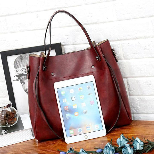 Riley™ - Vintage Soft 4-Piece Leather Bag Set