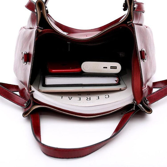 Riley™ - Vintage Soft 4-Piece Leather Bag Set
