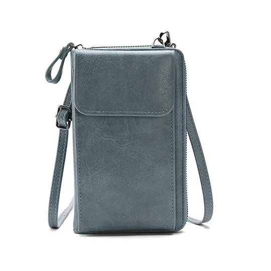 Grace™ Chic Compact | Classic Leather Handbag