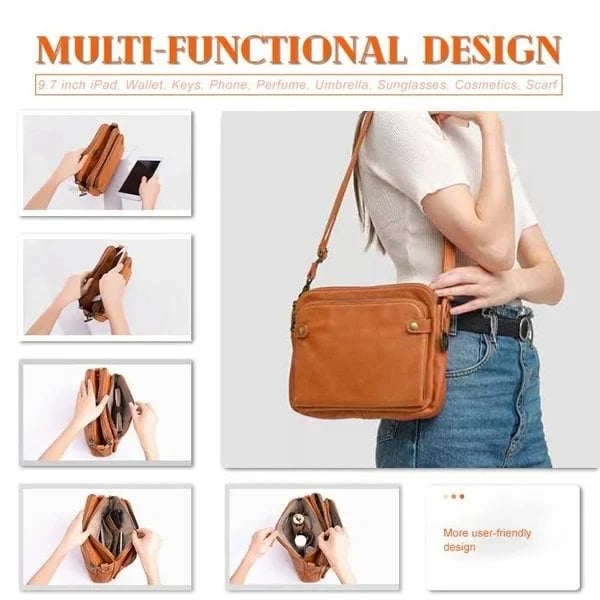 Aria™ Masterpiece | Classic Schoulder Leather Bag