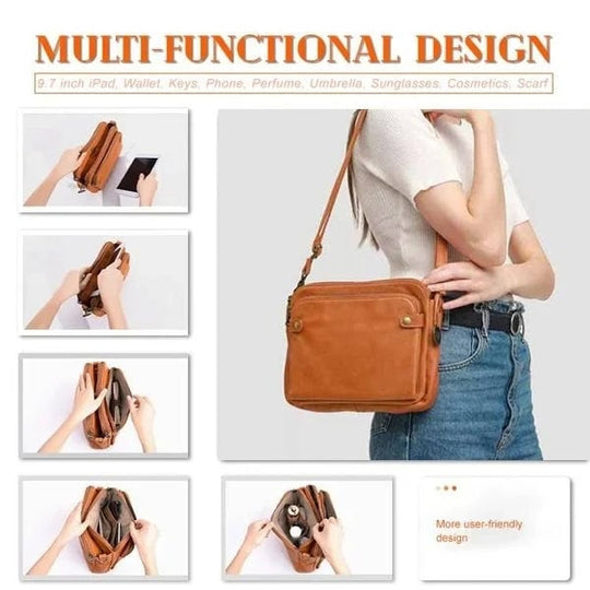 Aria™ Masterpiece | Classic Schoulder Leather Bag